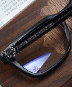 Chrome Hearts glasses GRIM – MATTE BLACKSILVER 3 1