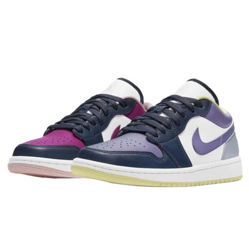 Nike Air Jordan 1 Low Mismatched Purple Magenta