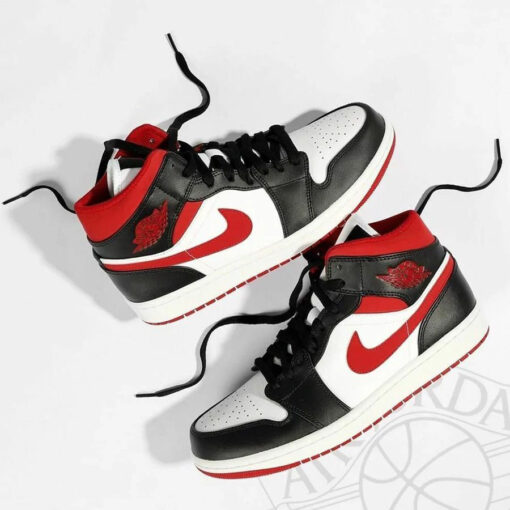 Nike Air Jordan 1 Mid Metallic Red 1